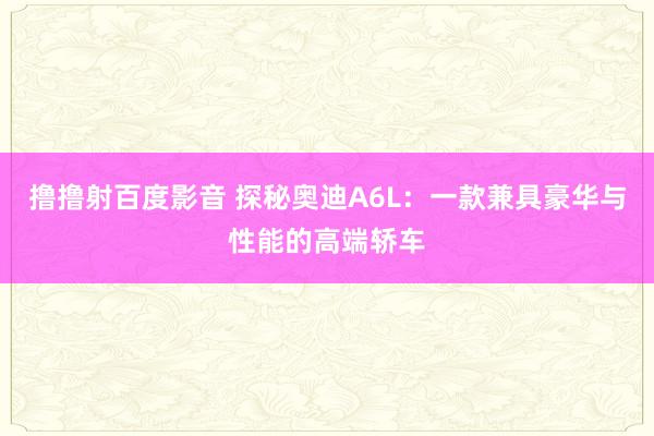 撸撸射百度影音 探秘奥迪A6L：一款兼具豪华与性能的高端轿车