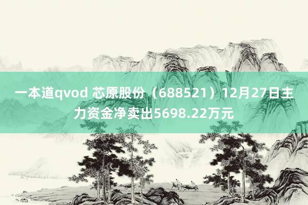 一本道qvod 芯原股份（688521）12月27日主力资金净卖出5698.22万元