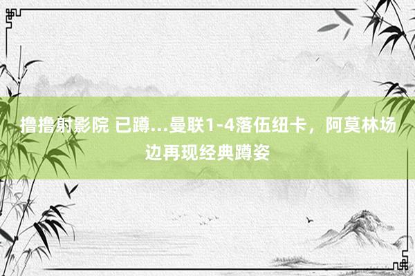 撸撸射影院 已蹲...曼联1-4落伍纽卡，阿莫林场边再现经典蹲姿